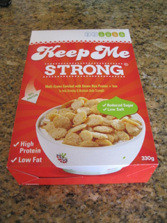 Keep Me Strong cereal
